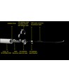 150cm 45W Dura69 LED armatur, Gennemfortrådet - IP69, 150lm/W, IK08