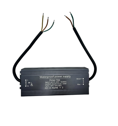 Alimentation 100W / 24V DC - 4.1A, IP67, Flicker free