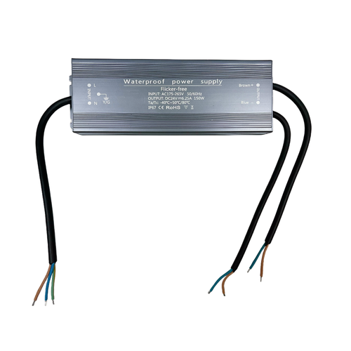 150W / 24V DC voeding - 6.25A, IP67, flikkervrij