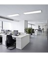 120x30 LED panel, 40W - 110lm/W, indbygget i hvid ramme