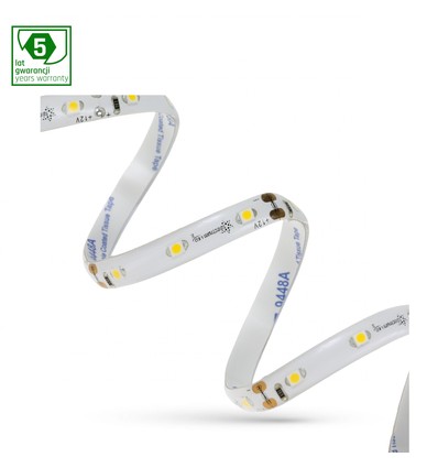 Bande LED 20W 3528 60LED - Blanc Froid 1m (Rouleau 5m), Sans Silicone