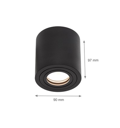 Chloe LED loftlampe - GU10, IP65, uden lyskilde