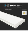 120x30 LED-panel, 40W - 110lm/W, inbyggd i vit ram