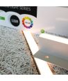 Kit rail LED Troldtekt 4x120 cm - Encastré, Akustilight incluant câbles et driver