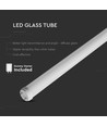 V-Tac T8 LED lysstofrør - Glas, 20W, G13, 150cm