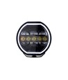 108W 7'' Beam HEXA, LED fjernlys - E-godkjent, dual posisjonslys, arbeidslampe