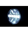 108W 7'' Beam HEXA, LED fjernlys - E-godkjent, dual posisjonslys, arbeidslampe