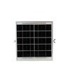 50W Solara 2 solcelle lyskaster - 3.2V, IP65, kald hvit, sort, fjernkontroll, inkl. solcellepanel