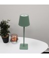Oplaadbare LED tafellamp Binnen/buiten - Groen, touch dimbaar, CCT, IP54 buiten
