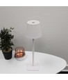 Oplaadbare LED tafellamp Binnen/buiten - Wit, touch dimbaar, CCT, IP54 buiten