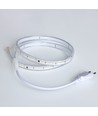 5m 10W/m vanntett LED-strip (Type X-2) - 230V, IP67, 1300lm/m, kan klippes for hver 10cm, opptil 100m