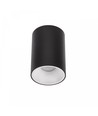 Spot en saillie Chloe GU10 - Noir, cylindrique, IP20, aluminium, sans source lumineuse