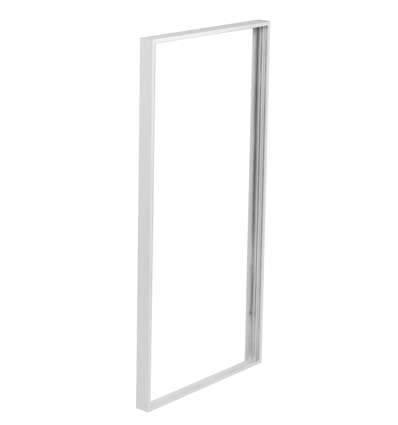 Cadre pour panneau LED 60x30 - Kit de montage avec vis, bord blanc