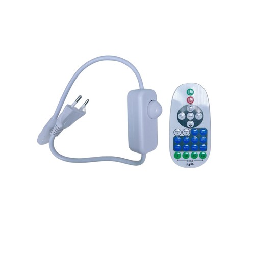 Draaddimmer - Inclusief eindkap en afstandsbediening, voor 230V CLIP-ON 8x16 Neonflex, max. 50 m