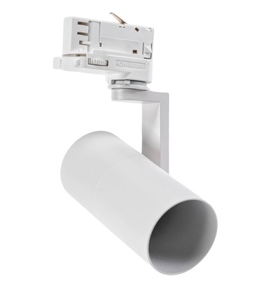 3-fasen GU10 Madara Mini II spanningsrailspot - Zonder lichtbron, Wit, 3-fase