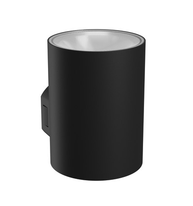 9W Torre vegglampe - IP54 utendørs, rund, CCT, 3 lysfarger, sort, inkl. lyskilde