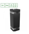 18W Torre ring wandlamp - IP54 buiten, CCT, vierkant, 3 lichtkleuren, zwart, up/down, incl. lichtbron
