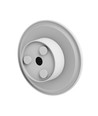 12W Væglampe - IP44 udendørs, Ø18cm, 3 lyskulører, Hvid