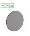 Applique murale 18W - IP44 extérieur, Ø25cm, 3 couleurs de lumière, gris, CCT