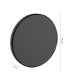 Applique murale 9W - IP44 extérieur, Ø12cm, 3 couleurs de lumière, CCT, noir