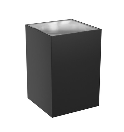 9W Torre wandlamp - IP54 buiten, CCT, vierkant, 3 lichtkleuren, zwart, incl. lichtbron