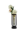 Outlet: Vase à fleurs avec lumière LED intérieur/extérieur - Noir, dimmable, IP54 extérieur