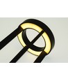 Outlet: Blomvas med LED-ljus Inne/ute - Svart, dimbar, IP54 utomhus