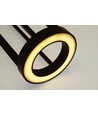 Outlet: Blomvas med LED-ljus Inne/ute - Svart, dimbar, IP54 utomhus