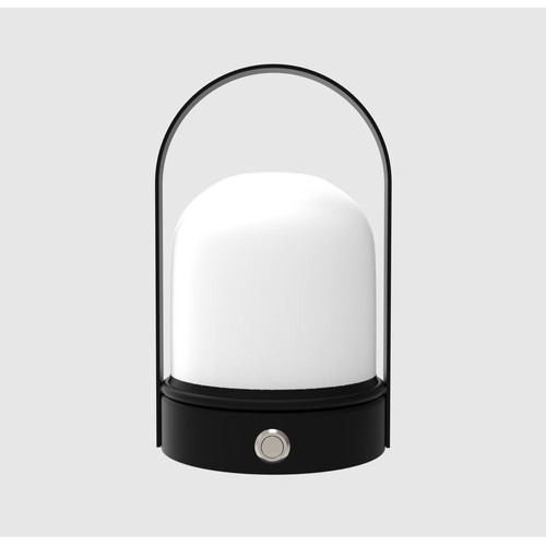 Oplaadbare LED tafellamp Binnen/buiten - Zwart, dimbaar, IP54 buiten