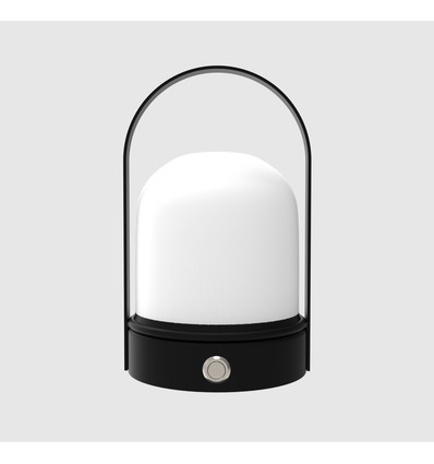 Lampe de table LED rechargeable Intérieur/extérieur - Noir, dimmable, IP54 extérieur