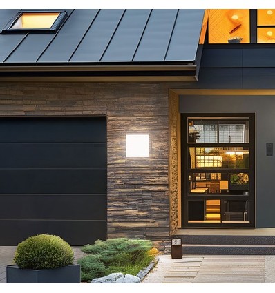 Applique murale 20W CCT - IP54 extérieur, 25x25cm