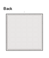 60x60 bakbelyst CCT LED-panel, 36W - 140lm/W, svart kant
