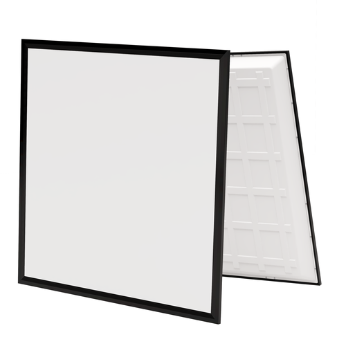 60x60 CCT LED-panel, 36W - Høyde:35mm, 140lm/W, svart kant