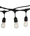 Guirlande lumineuse V-Tac pour 10 ampoules E27 - 5 mètres, IP54, 230V, sans source lumineuse