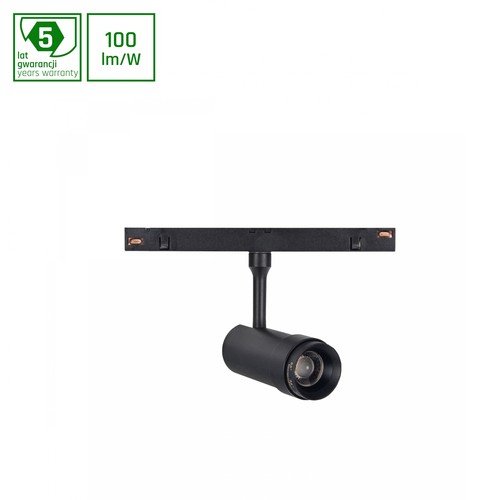 5W SHIFT SPOT ZOOM S voor 48V railsysteem - 3000K, RA90, 20-60° stralingshoek, Ø3,5 x 8 cm