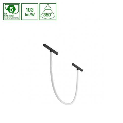 100cm 16W SHIFT Neon Flex til 48V skinnesystem - 3000K, 1640lm, 48V, IP20