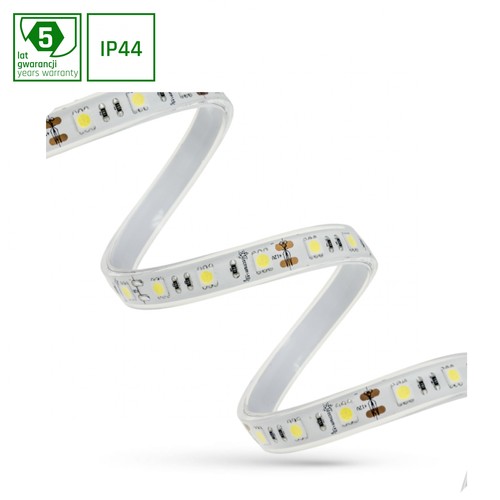 Bande LED 55W 5050 60LED Blanc Froid 1M - Avec Silicone