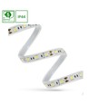 LED Strip 55W 5050 60LED Kallvit 1M - Med Silikon
