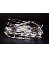 Guirlande lumineuse LED blanche froide 4 m - 80 LED, intérieur, à piles