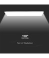 Dalle LED rétroéclairée 120x30, 40W - 120lm/W, cadre blanc
