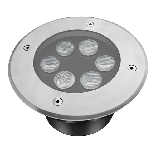 LEDlife inbouwspot - 6W, rond, roestvrij staal, 24V AC/DC