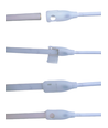 5m 11,5W/m Lilla Neon COB strip - 230V, IP67 vandtæt, 288 LED, Kan klippes for hver 10cm