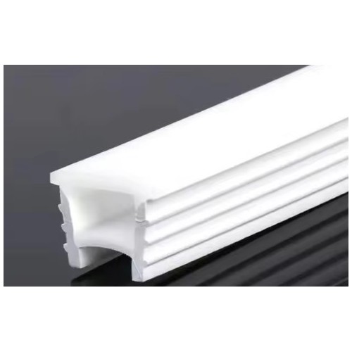 Silikonprofil 13x11 til innfelling - Pr. meter, hullmål 10x10mm, passer til 5-8mm bred LED strip