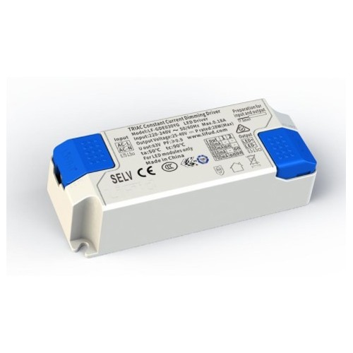 Lifud 30W / 550-700mA dimbar LED-driver - 25-40V, Triac fasedimming, flicker free