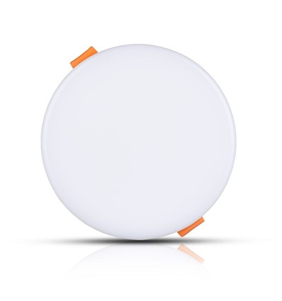 Panneau LED encastrable 12W Ø12cm - Puce LED Samsung, Découpe : Ø7,5 cm, Dimensions : Ø12 cm