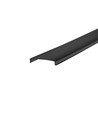 Aluprofil 50x20 till inspackling - 1 meter, Svart, inkl. Svart cover