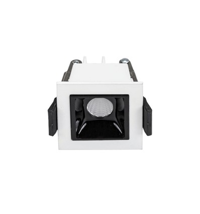 GRID - Modèle S - Grille encastrée 47x45x45 mm, 4W, 45° Blanc sans source lumineuse