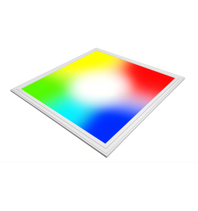 Panneau LED 60x60 Zigbee RGB+CCT, 36W - Cadre blanc