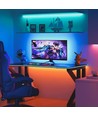 5m 9W/m RGB CLIP-ON LED-strip - 230V, IP65 waterdicht, witte cover, 60 LED