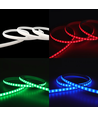 5m 9W/m RGB CLIP-ON Ruban LED - 230V, IP67 étanche, couvercle blanc, 60 LED